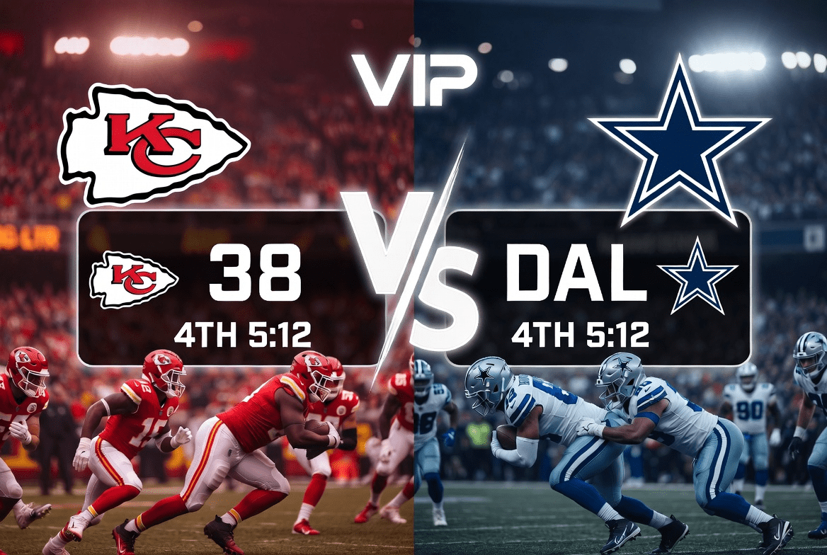 Kansas City Chiefs vs Dallas Cowboys Match Player Stats