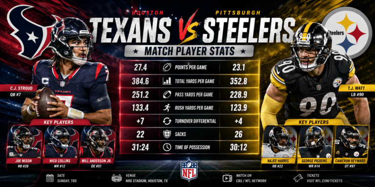 Texans vs Pittsburgh Steelers