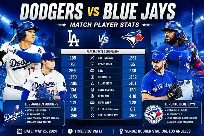Dodgers vs Toronto Blue Jays