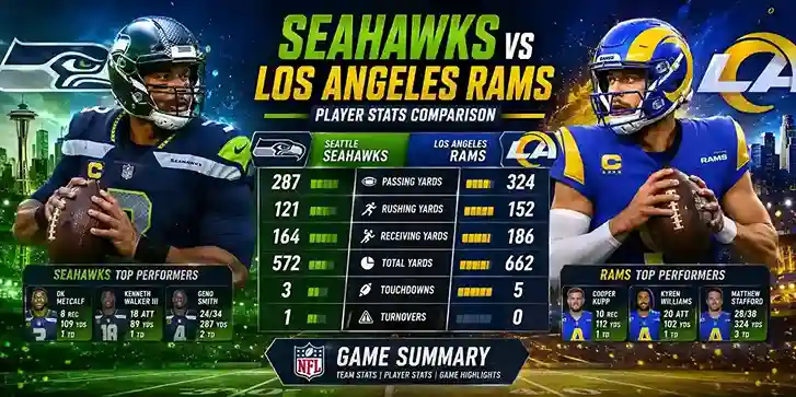Seahawks vs Los Angeles Rams Match Player Stats