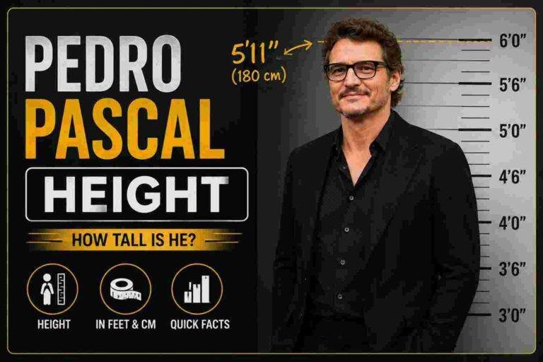 Pedro Pascal Height